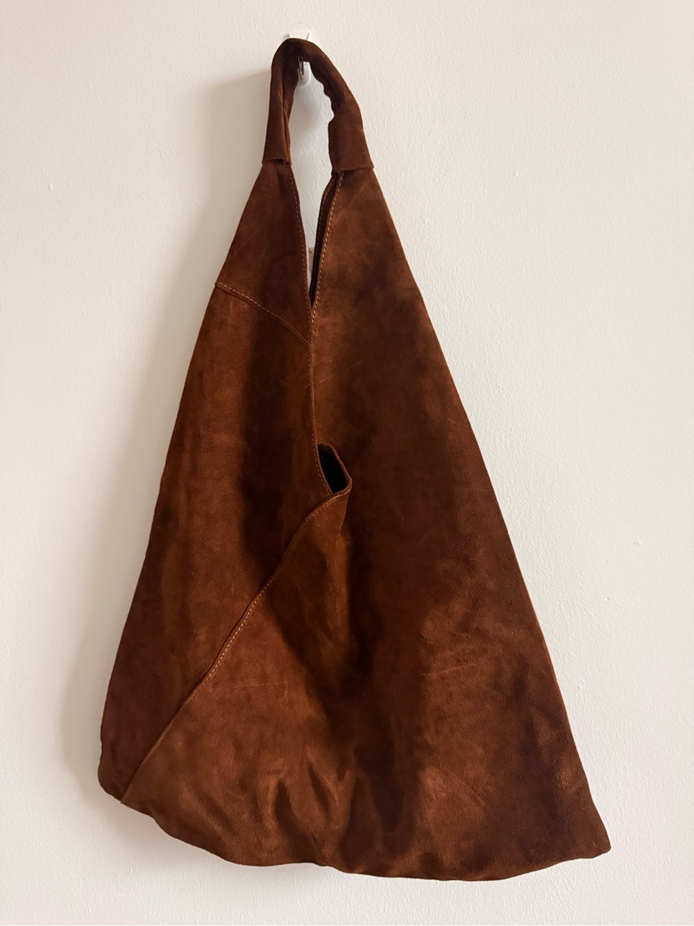Italian Suede Hobo Bag